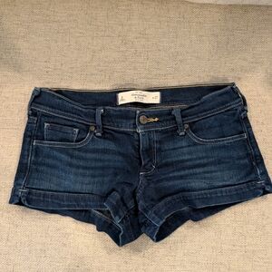 Abercrombie & Fitch Indigo Blue Jean Shorts